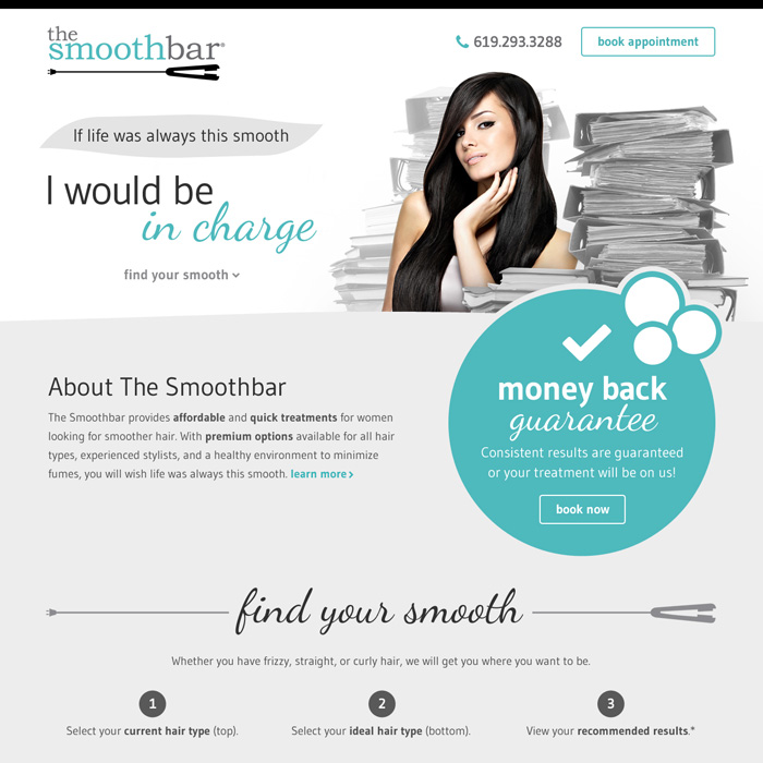 The Smoothbar Promo Landing Page