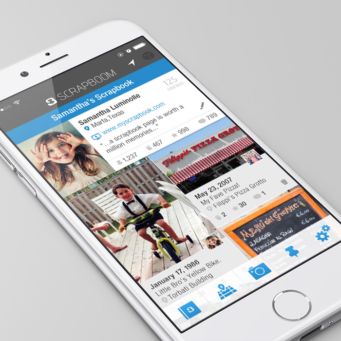 Scrapboom Mobile App