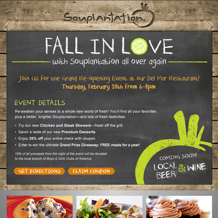 Souplantation Facebook Tab