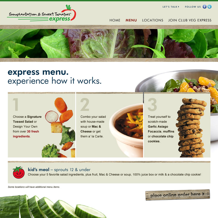 Souplantation Express Website Design