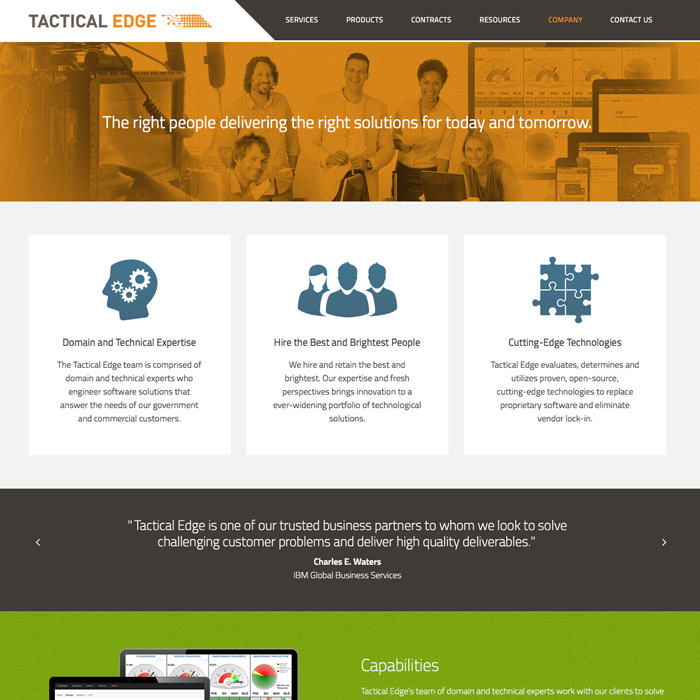 Tactical Edge Website Redesign